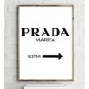 Prada Marfa Kunstdruck