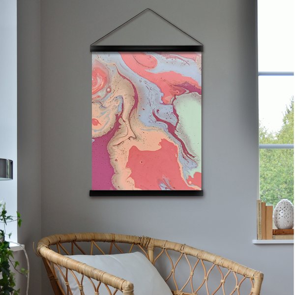 Posterleisten schwarz 62 cm