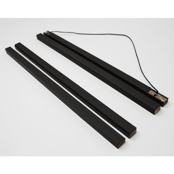 Posterleisten schwarz 71 cm