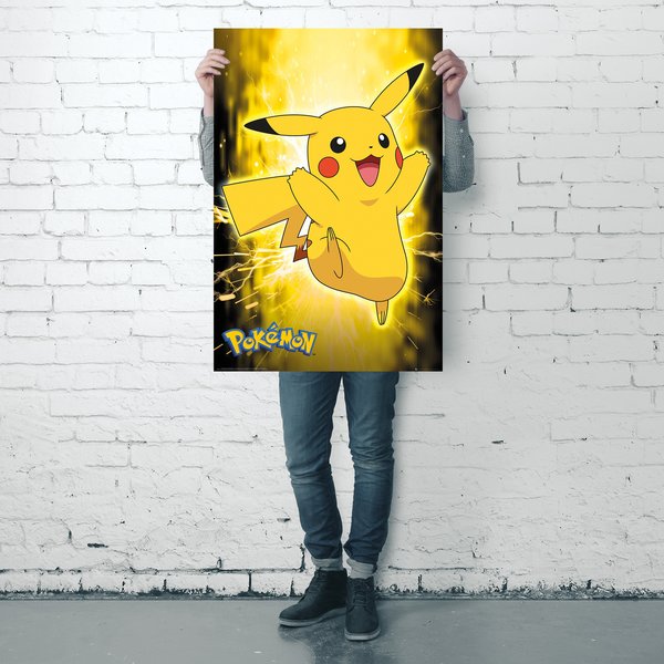 Pok&eacute;mon Poster Pikachu Neon
