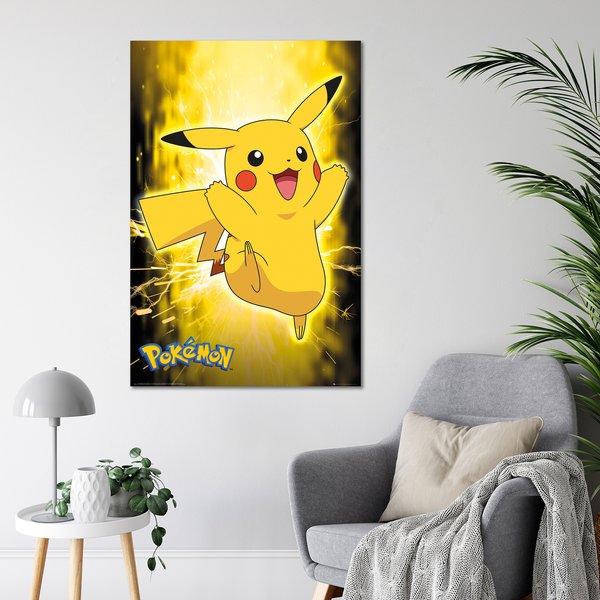 Pok&eacute;mon Poster Pikachu Neon