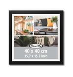 Posterrahmen 40x40 cm schwarz