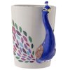 Pfau Tasse mit 3-D Henkel