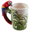 Papagei Tasse Ara, 3-D Henkel