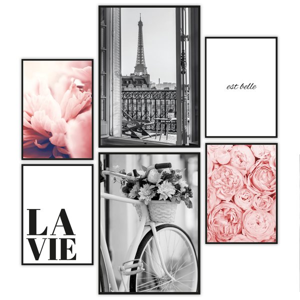 Paris Kunstdruck Set