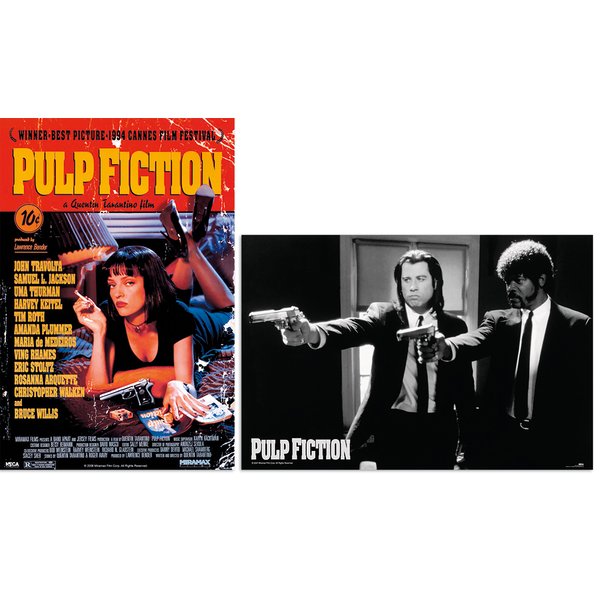 Pulp Fiction Poster 2er-Set