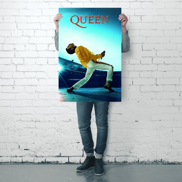 Queen live at Wembley Poster