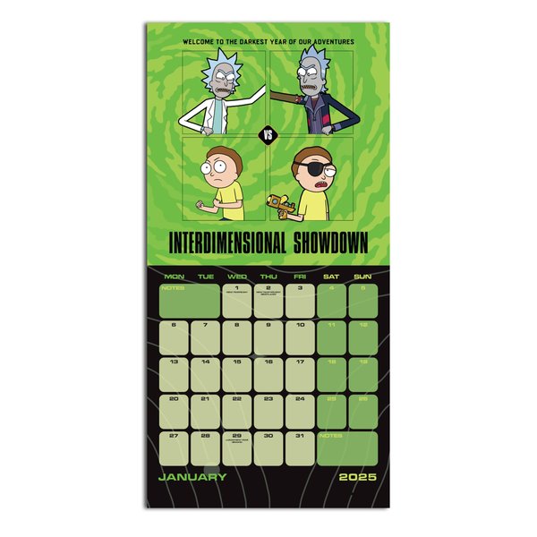 Rick and Morty Kalender 2025