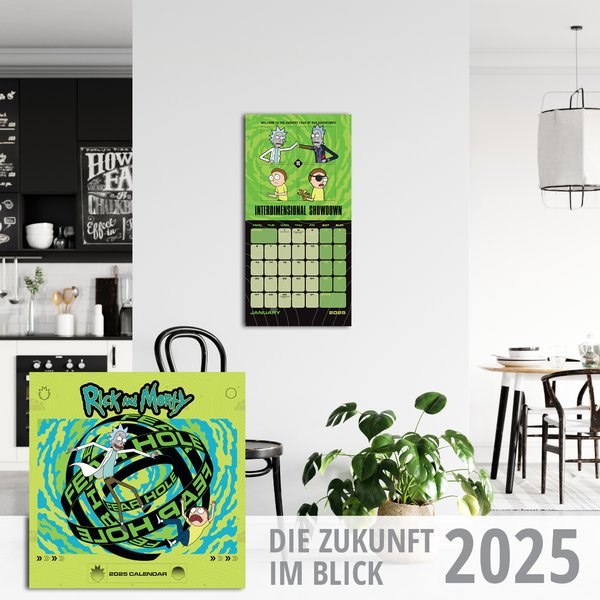 Rick and Morty Kalender 2025