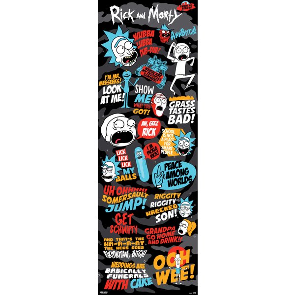 Rick and Morty Langbahnposter