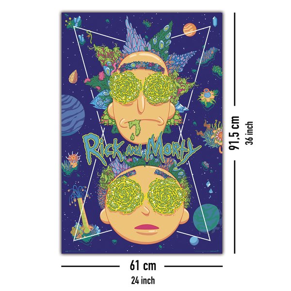 Rick and Morty Poster High In