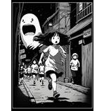 Spirited Comic Kunstdruck