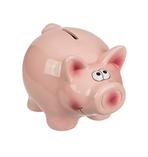 Spardose Schwein mit Schloss