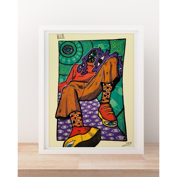 Sneaker Kunstdruck by Soyu