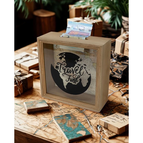 Spardose Bilderrahmen Travel