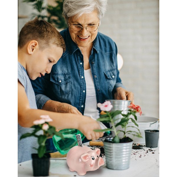 Sparschwein Piggy glasiert M