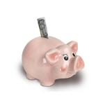 Sparschwein Piggy glasiert M