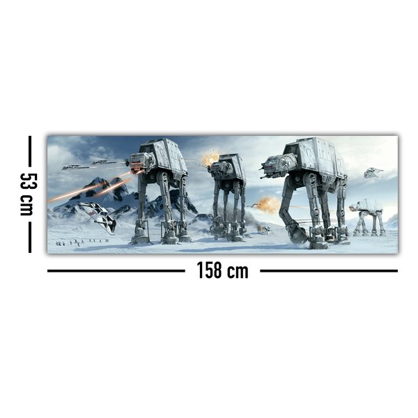 Star Wars Poster AT-AT Fight
