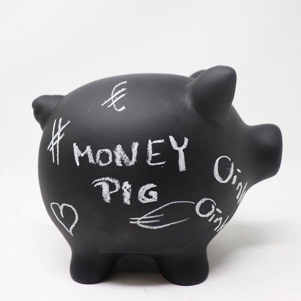 Sparschwein "Tafel" mit Kreide