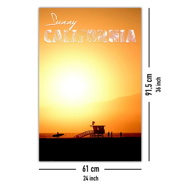Sunny California Poster