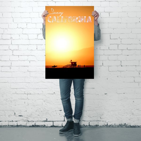 Sunny California Poster