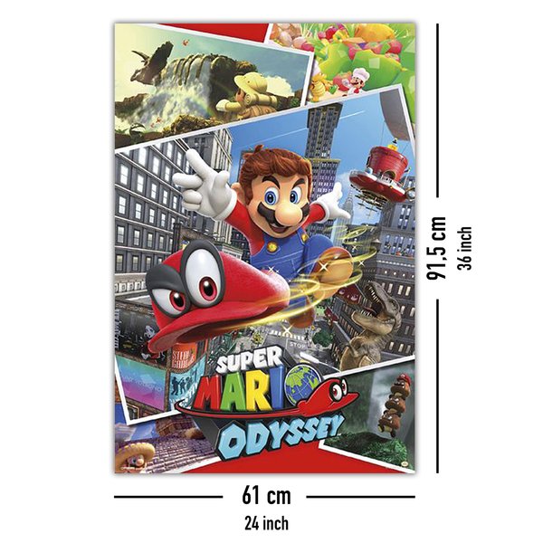 Super Mario Poster Odyssey