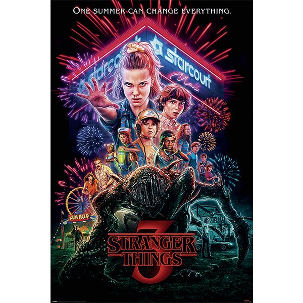 Stranger Things Poster 3er-Set