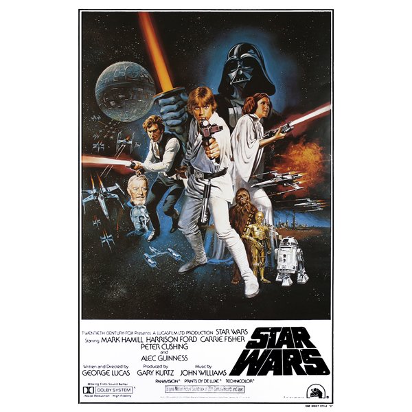 Star Wars Posterset Filmplakat