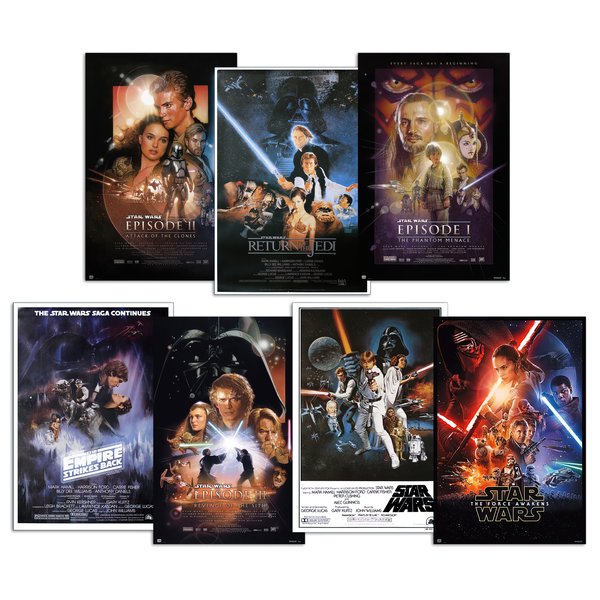 Star Wars Posterset Filmplakat