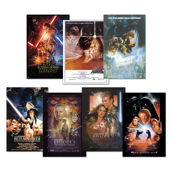 Star Wars Posterset Filmplakat