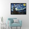 Starry Night Poster gerahmt