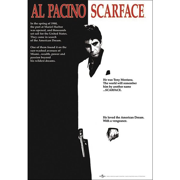 Scarface Poster 2er-Set