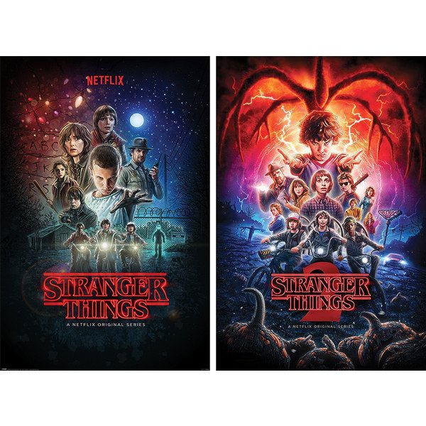 Stranger Things Poster 2er-Set