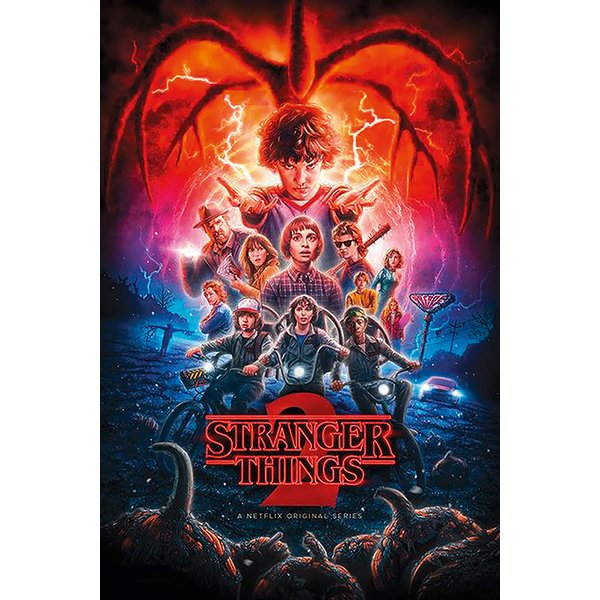 Stranger Things Poster 4er-Set