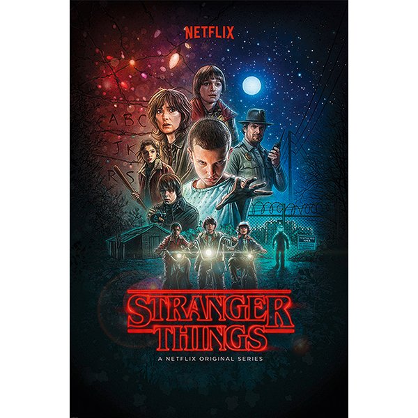Stranger Things Poster 4er-Set