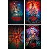 Stranger Things Poster 4er-Set