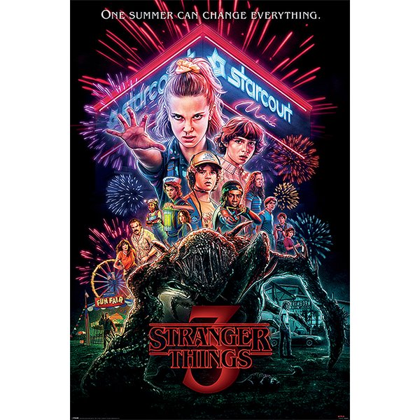 Stranger Things Poster 4er-Set