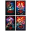 Stranger Things Poster 4er-Set