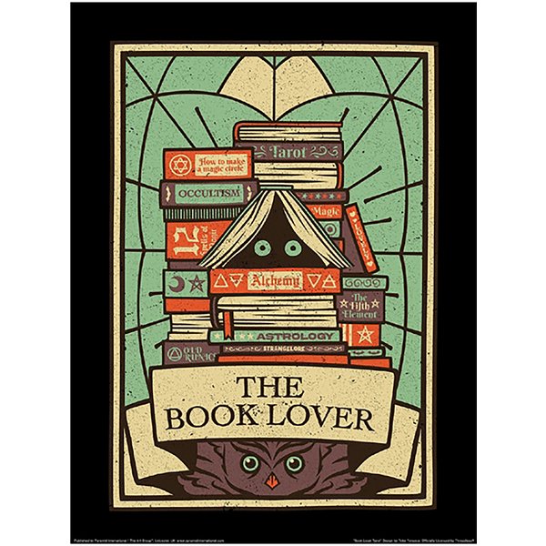 The Book Lover Kunstdruck