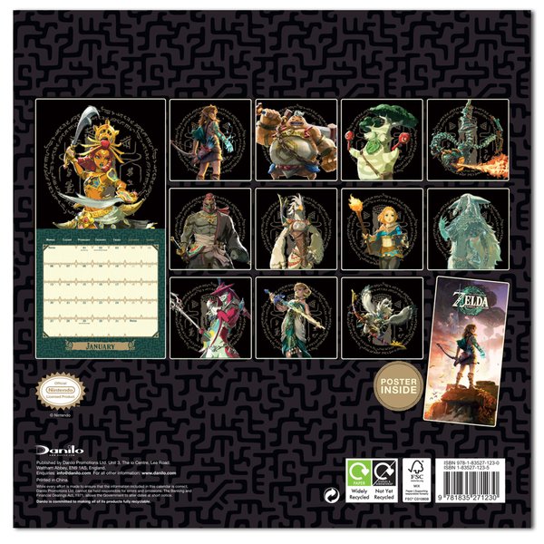 The Legend of Zelda Kalender