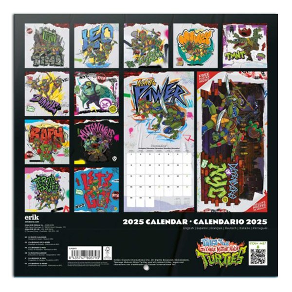 Teenage Mutant Kalender 2025