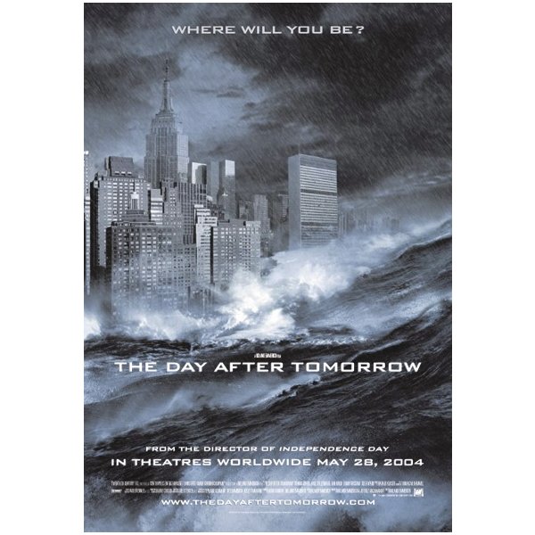 The day after tomorrow Poster