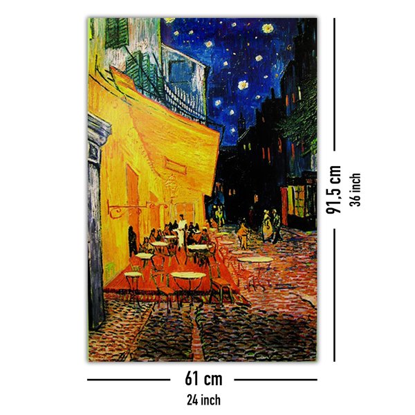 Terrasse de Cafe la nuit
