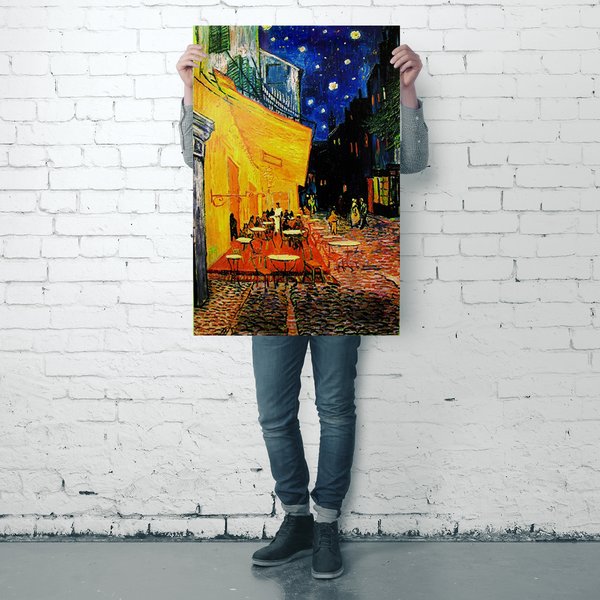 Terrasse de Cafe la nuit