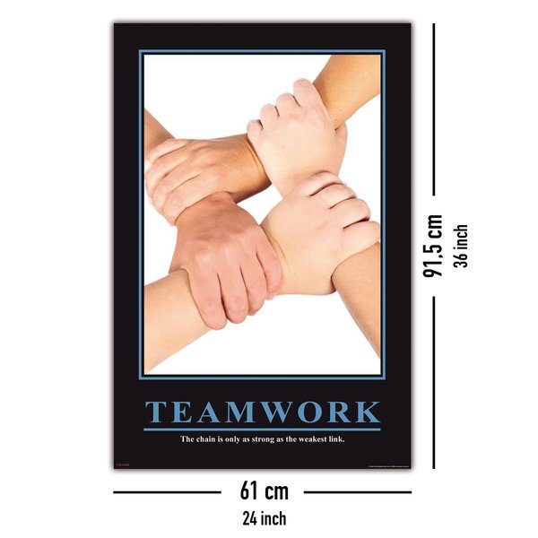 Teamwork Barney Stinson Poster