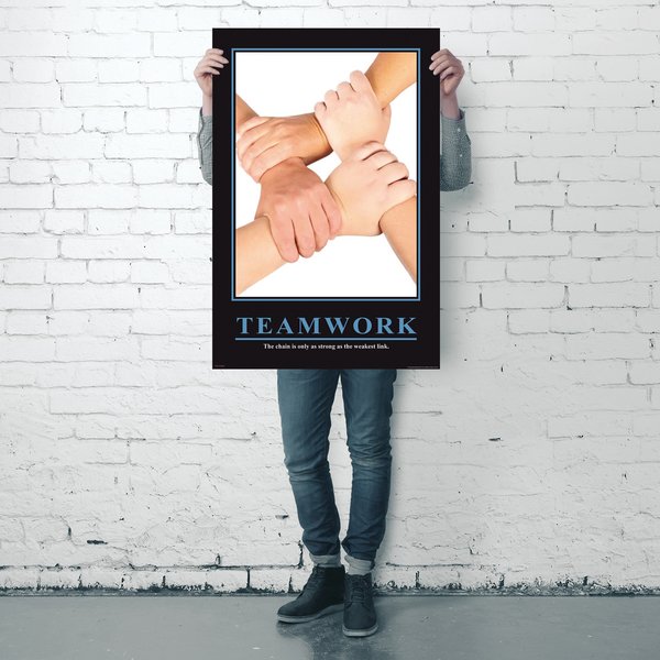 Teamwork Barney Stinson Poster