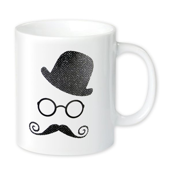 Tassen Moustache Gentleman