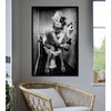 Girl Sits In A Toilet Poster