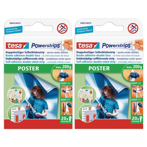 Tesa Powerstrips®, 2-er Set