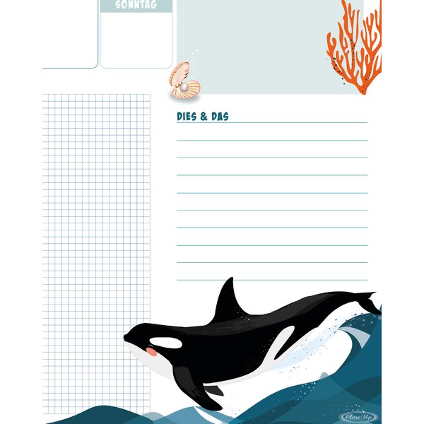 Unterwasserwelt Schreibtisch-